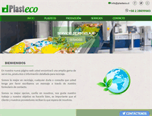 Tablet Screenshot of plasteco.cl